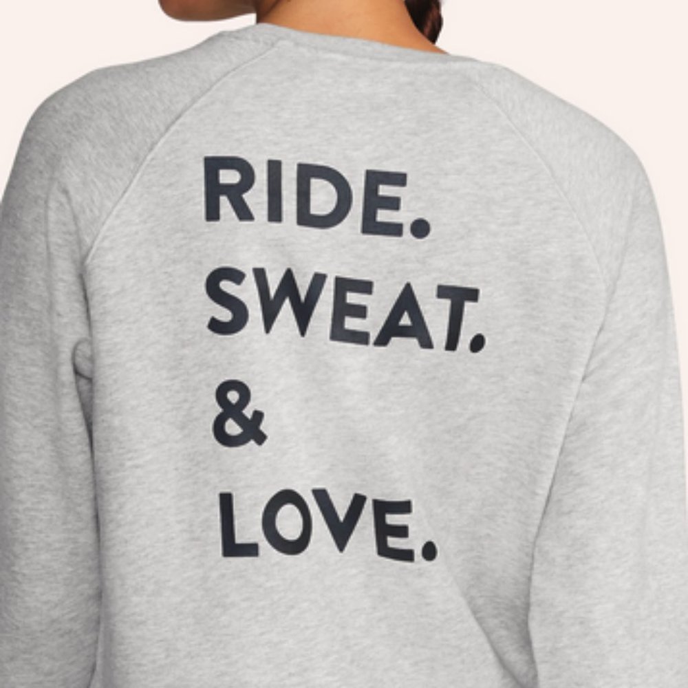 Peloton Unwind Ride Sweat Love Crewneck